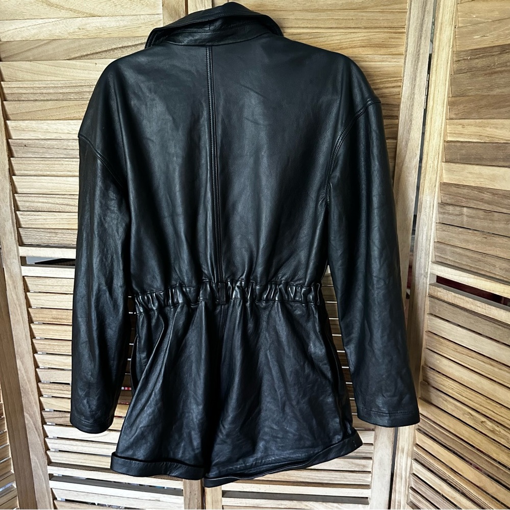 L’Academie Leather nova romper in black size M - Picture 4 of 7